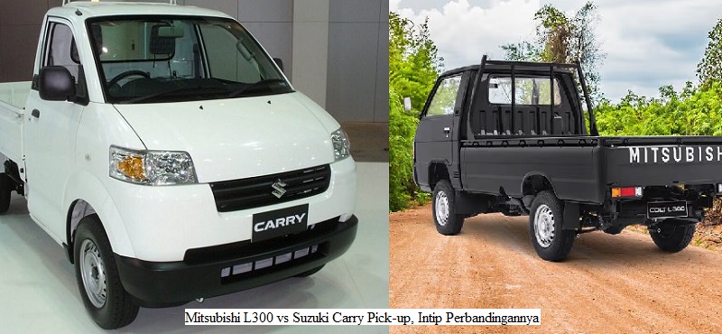 Mitsubishi L300 vs Suzuki Carry Pick-up
